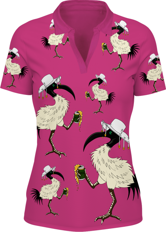 Bin Chicken Woman's Polo