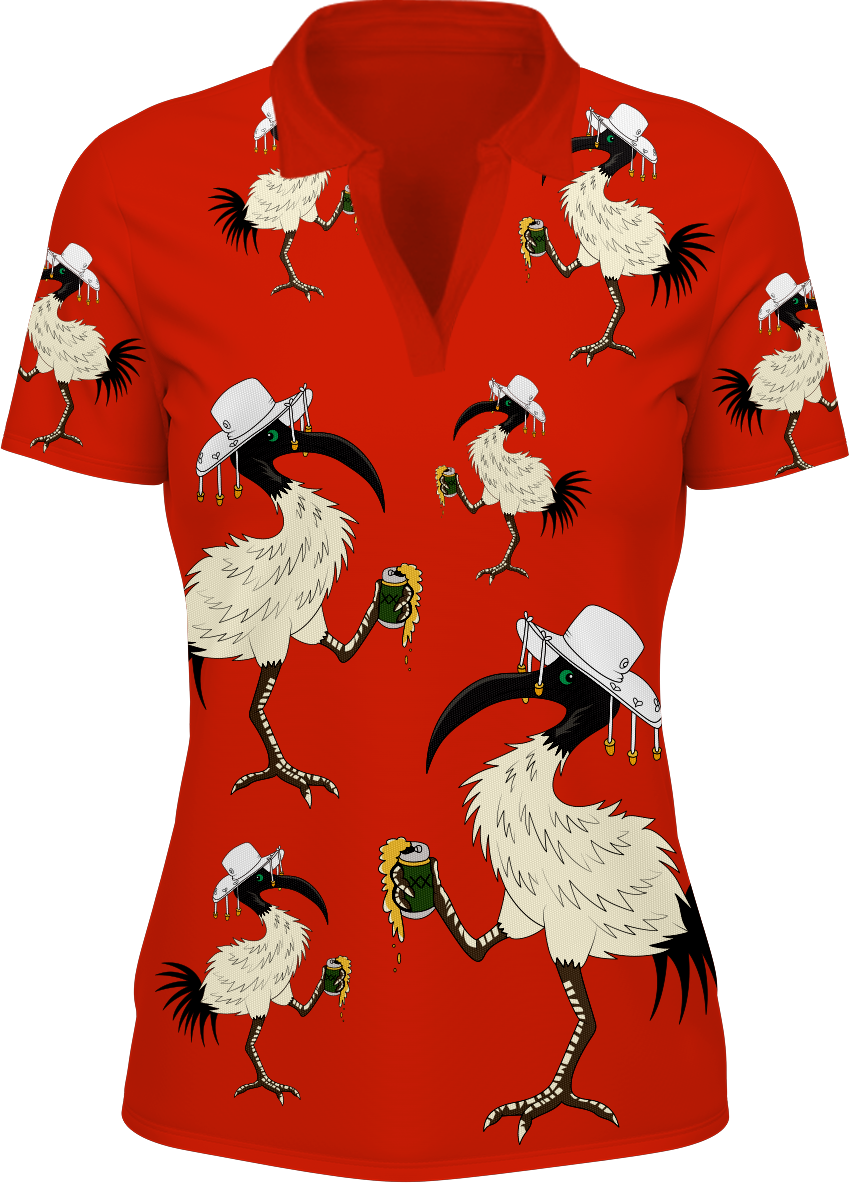 Bin Chicken Woman's Polo