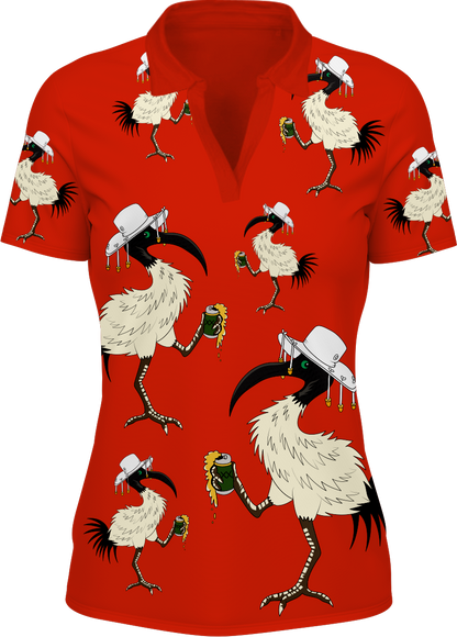 Bin Chicken Woman's Polo