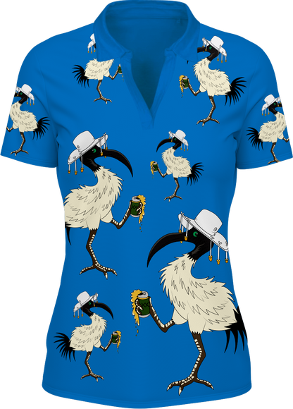 Bin Chicken Woman's Polo