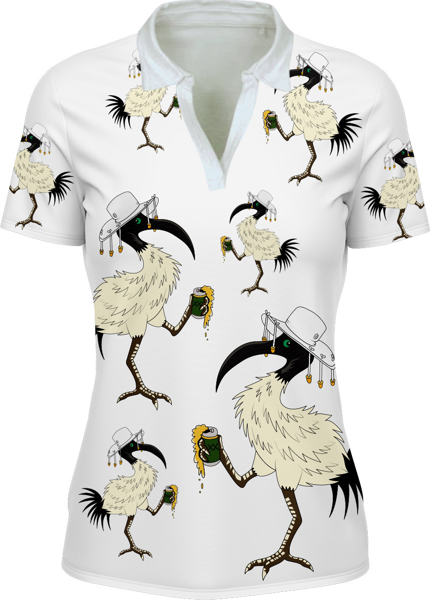 Bin Chicken Woman's Polo