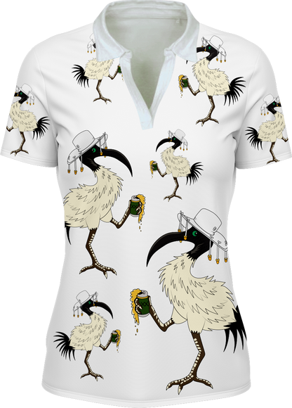 Bin Chicken Woman's Polo