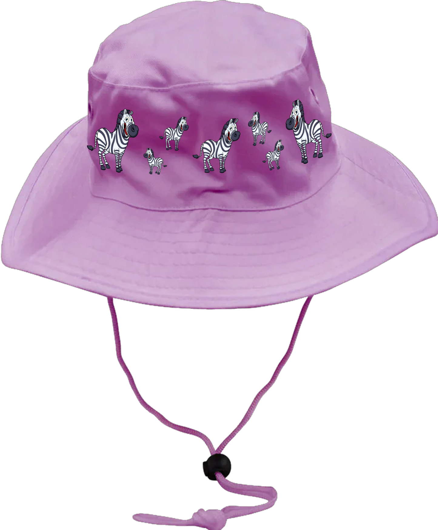 Ziva Zebra Wide Brim Hat