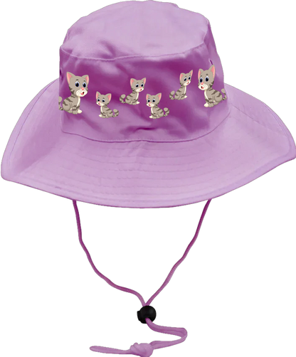 Playful Pussycat Wide Brim Hat