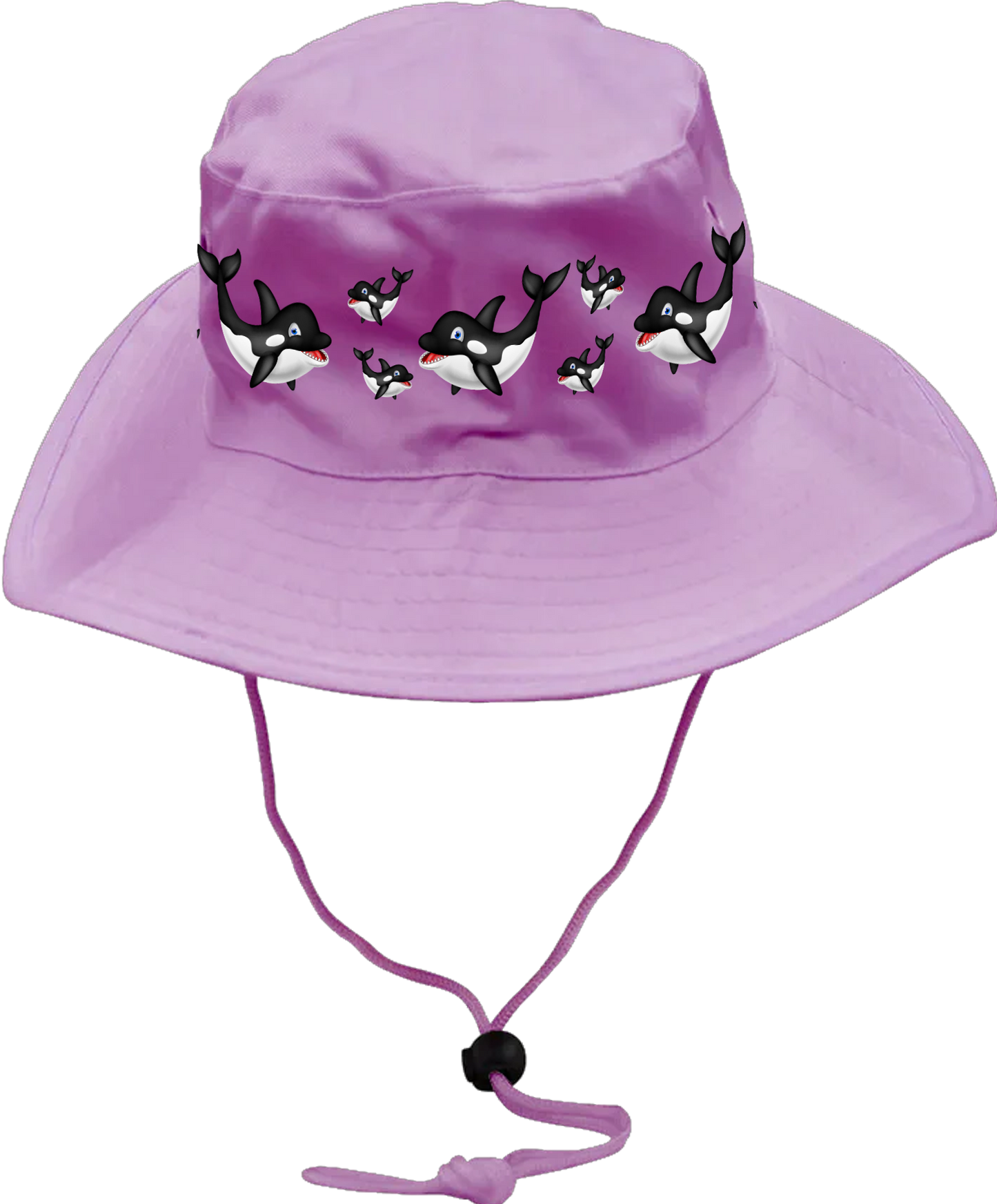 Orca Whale Wide Brim Hat