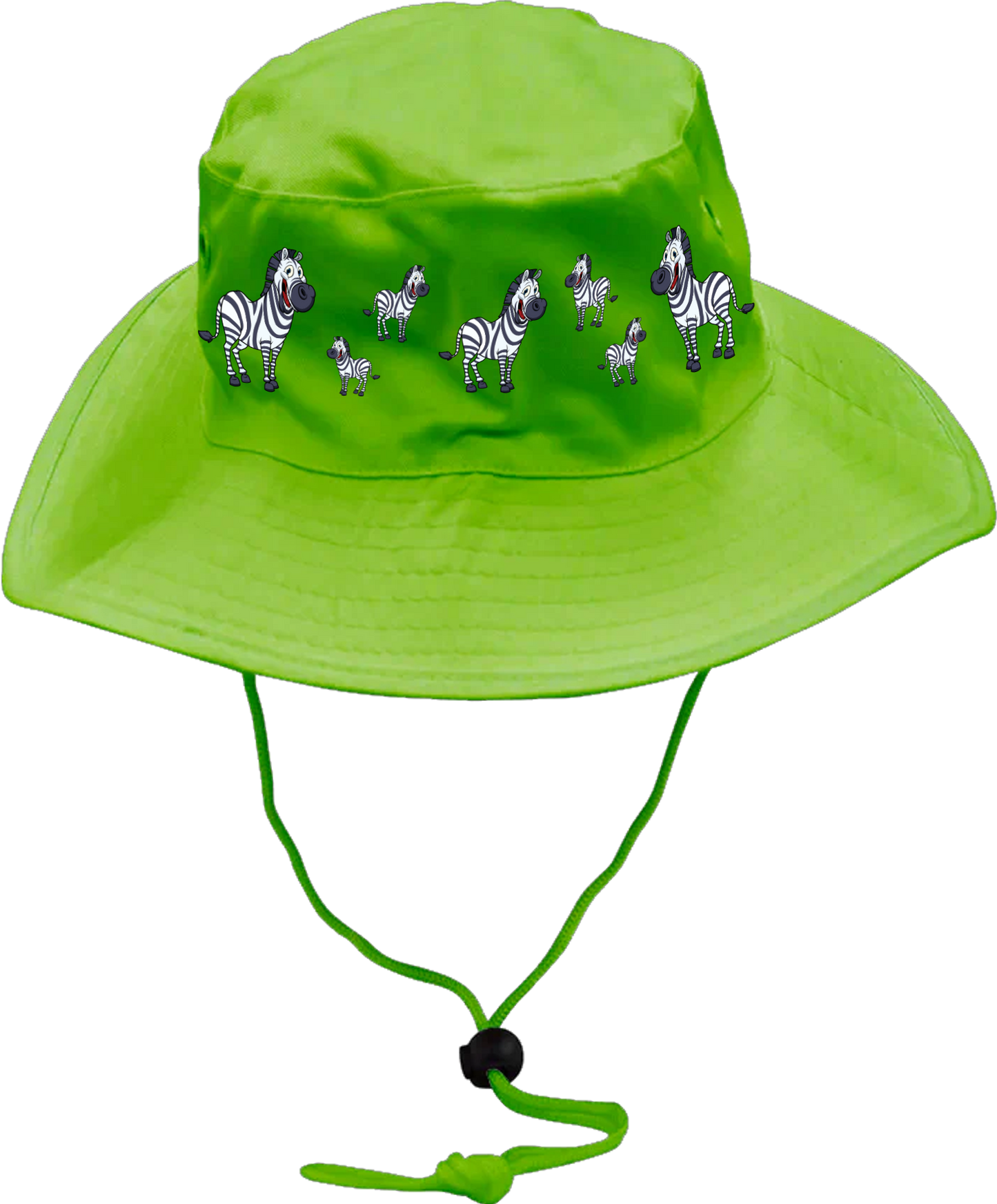 Ziva Zebra Wide Brim Hat