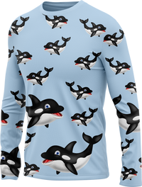 Orca Whale Rash Shirt Long Sleeve 1