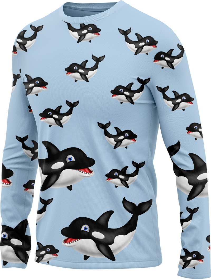 Orca Whale Rash Shirt Long Sleeve