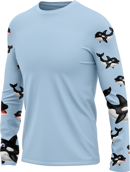 Orca Whale Rash Shirt Long Sleeve