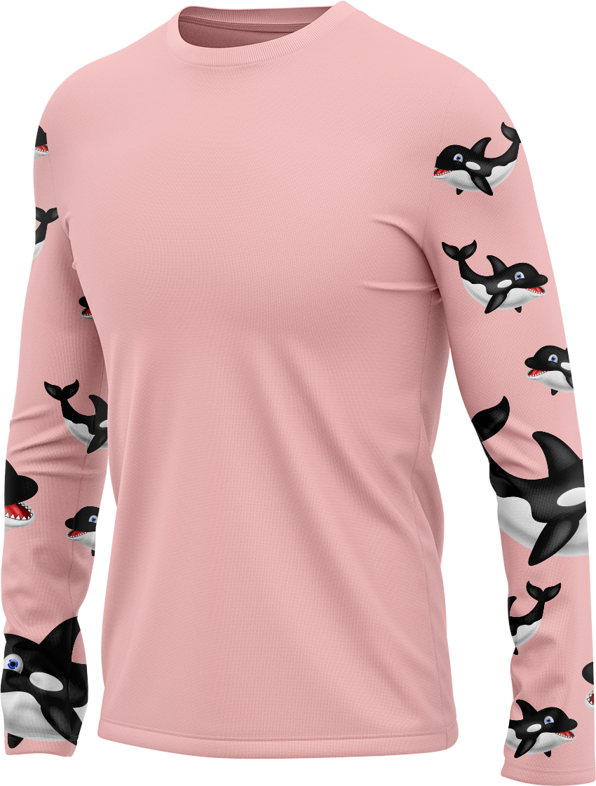 Orca Whale Rash Shirt Long Sleeve