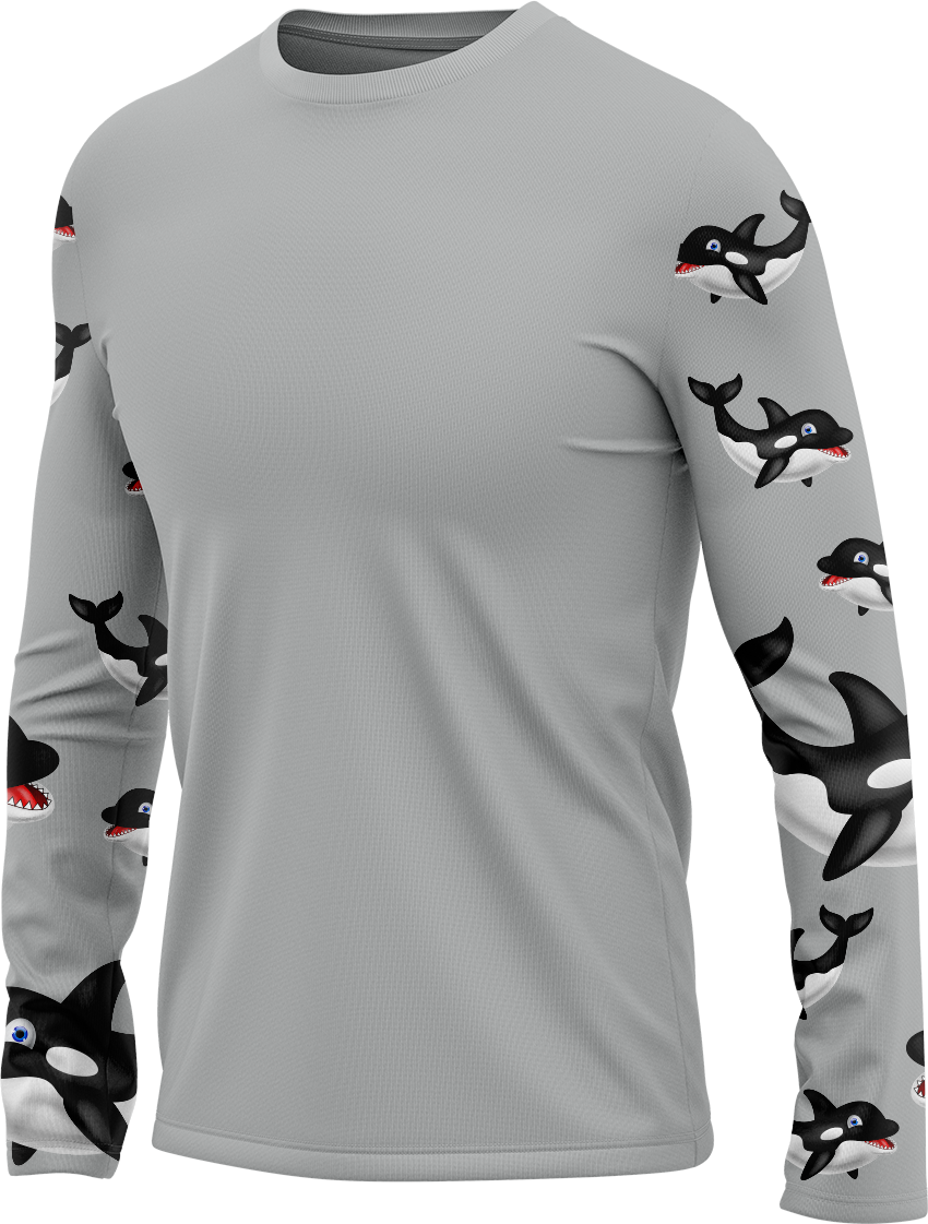 Orca Whale Rash Shirt Long Sleeve