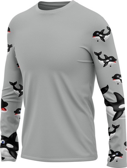 Orca Whale Rash Shirt Long Sleeve