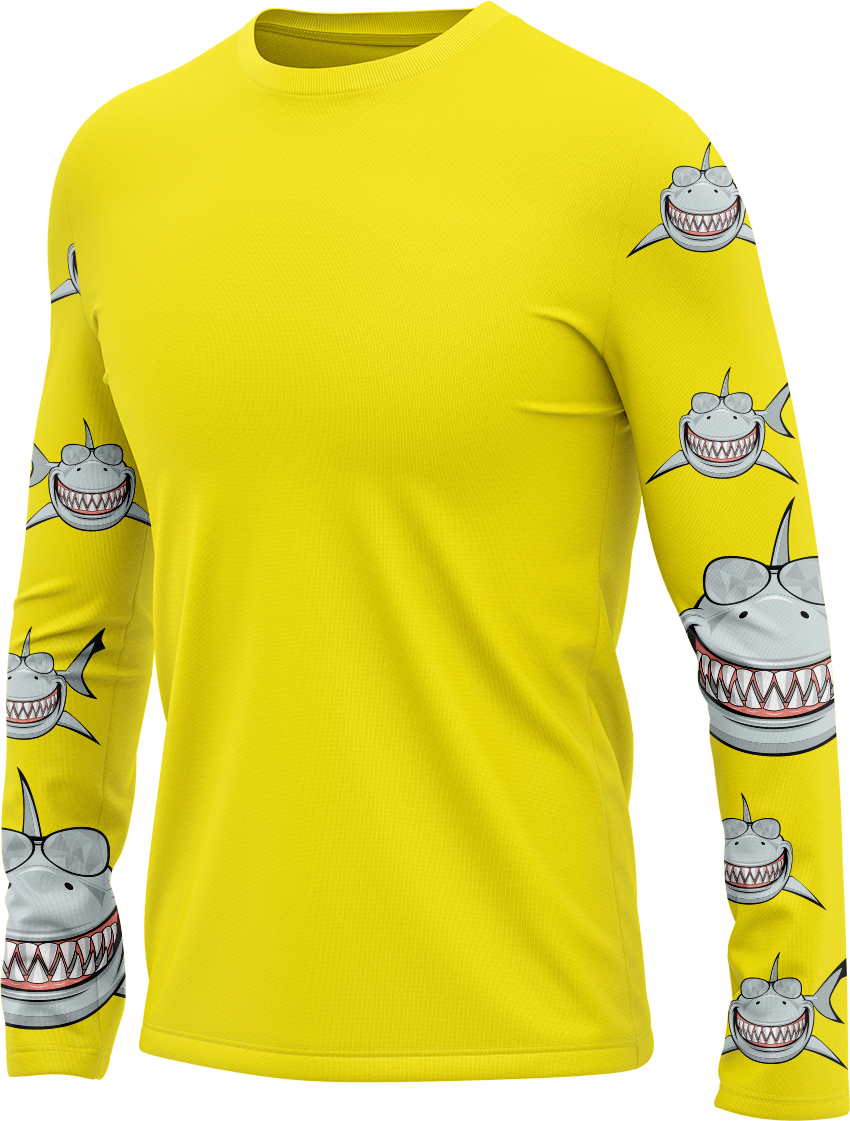 Snazzy Shark Rash Shirt Long Sleeve