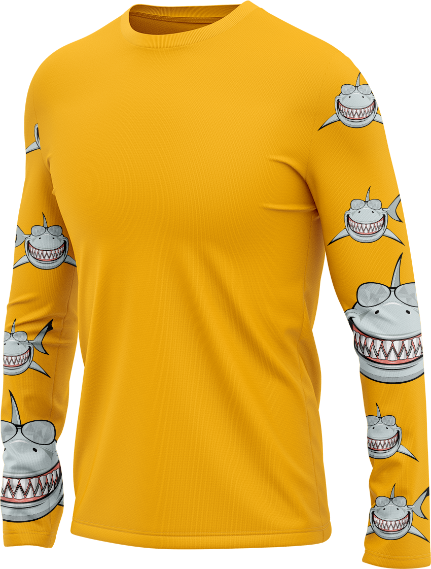 Snazzy Shark Rash Shirt Long Sleeve