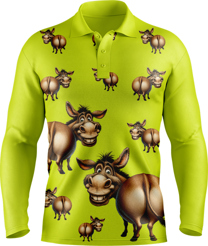 Donkey Long Sleeve Polo