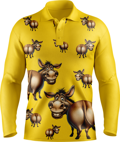 Donkey Long Sleeve Polo