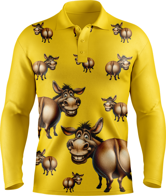 Donkey Long Sleeve Polo