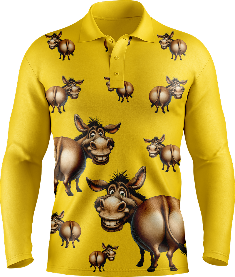 Donkey Long Sleeve Polo