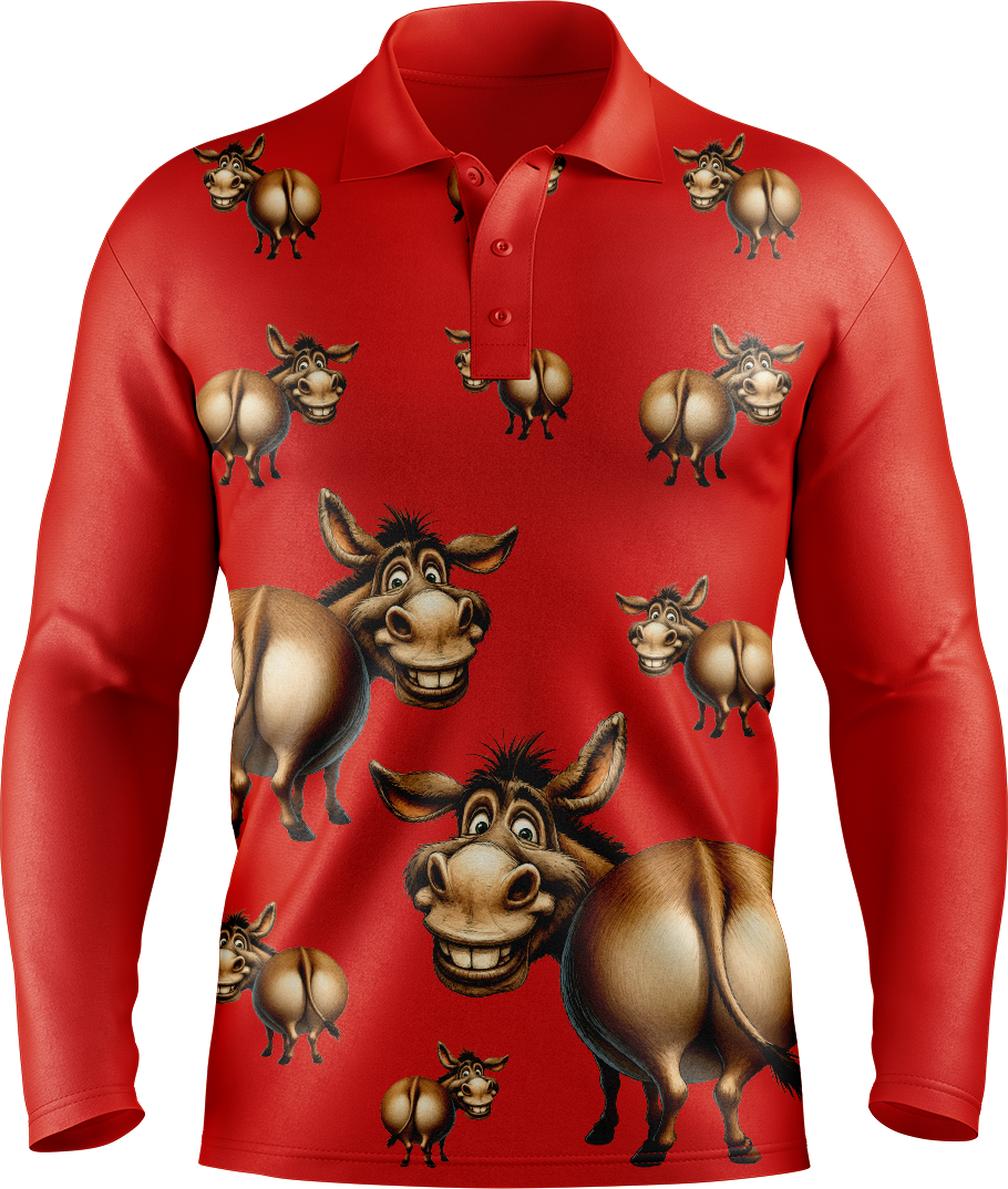 Donkey Long Sleeve Polo