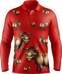 Donkey Long Sleeve Polo 3