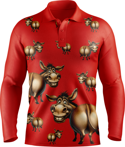 Donkey Long Sleeve Polo
