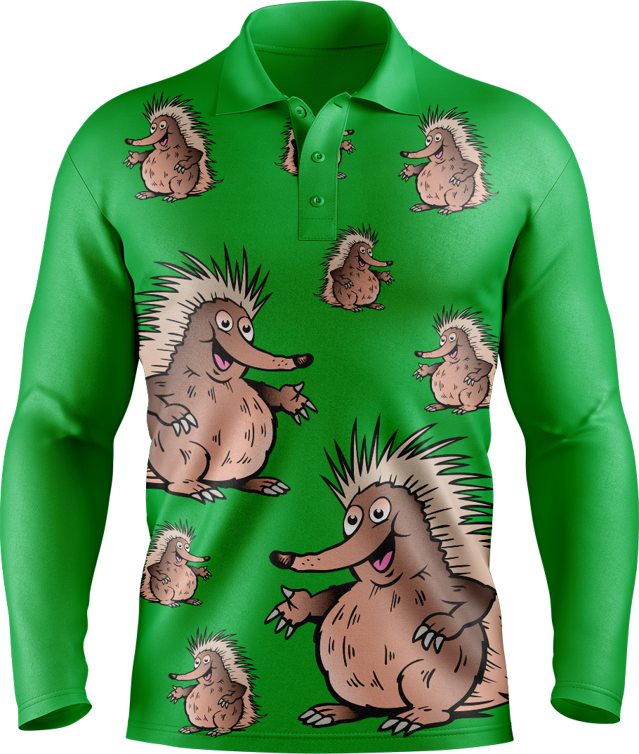 Chinchilla Echinda Long Sleeve Polo