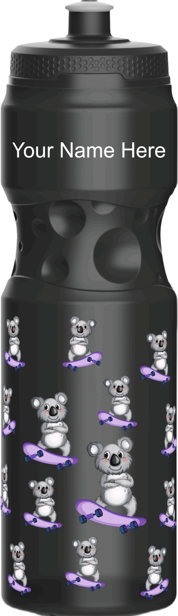 Skater Koala Water Bottles