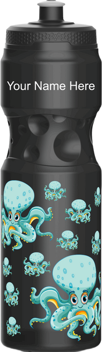 Octopus without beer Water Bottles 7