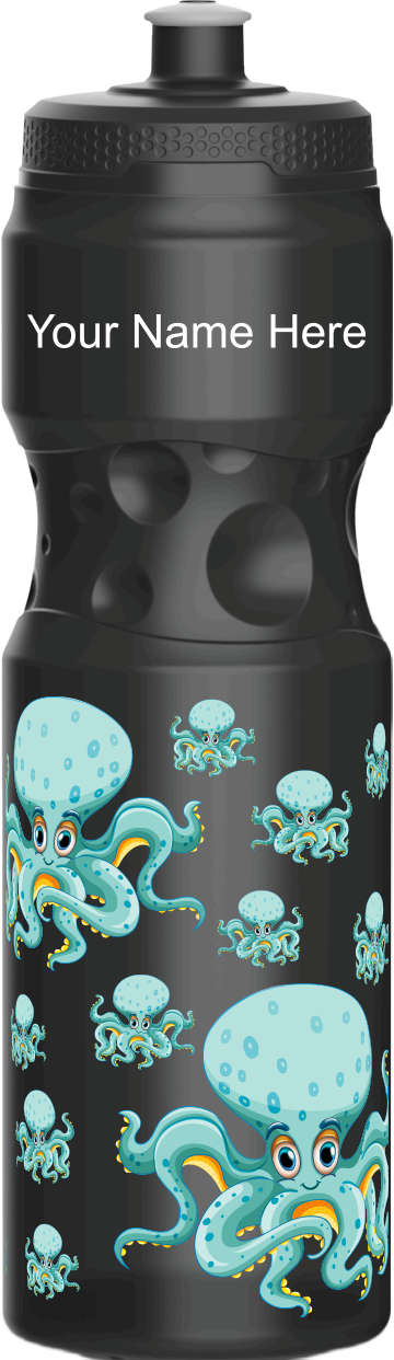 Octopus without beer Water Bottles