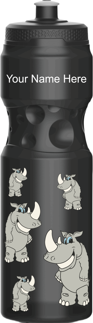 Racy Rhinocerus Water Bottles
