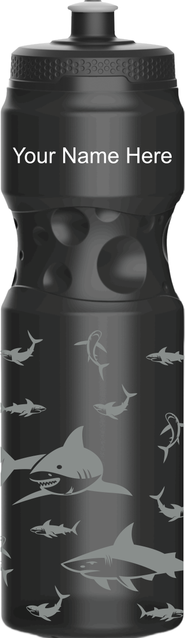 Swim With Sharks Water Bottles