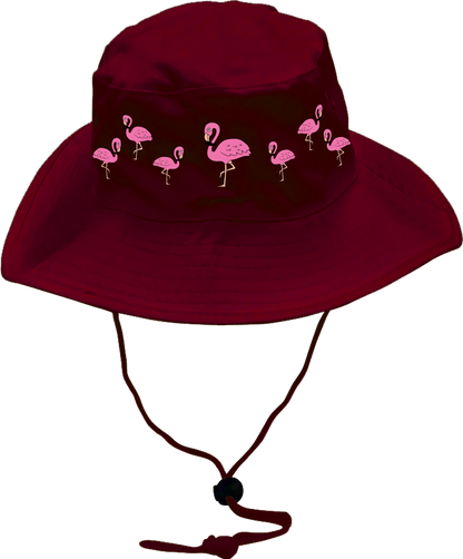 Flamingo Wide Brim Hat