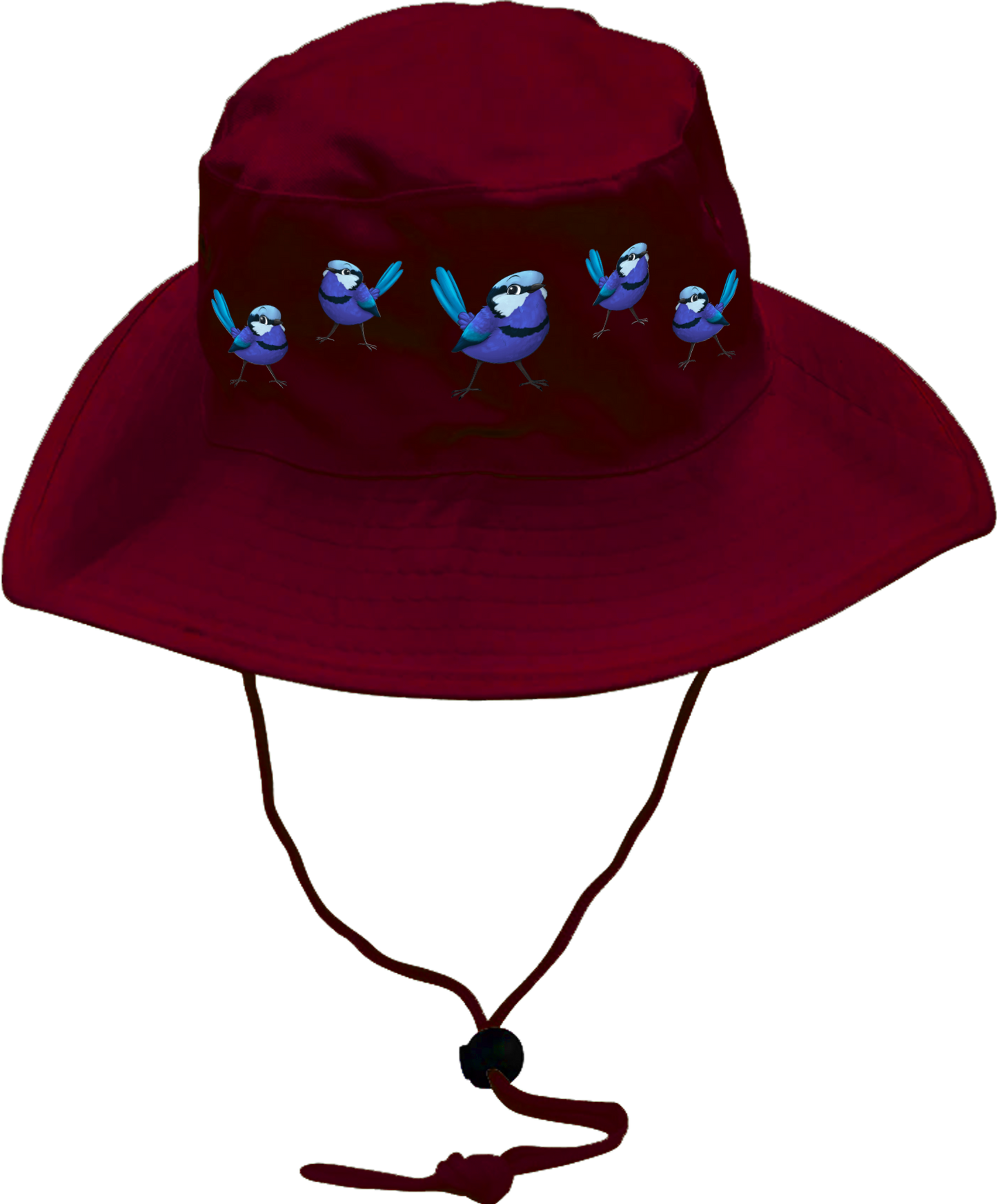 Blue Wren Wide Brim Hat