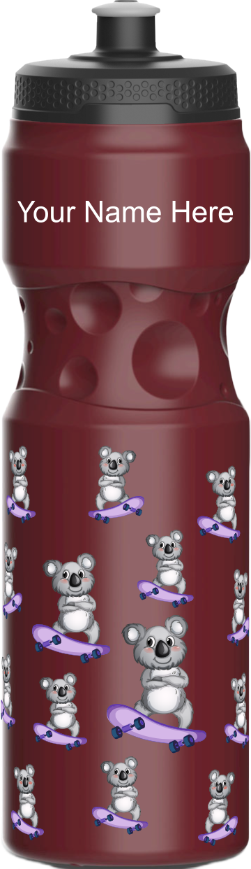 Skater Koala Water Bottles