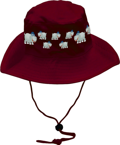 Hungry Hippo Wide Brim Hat