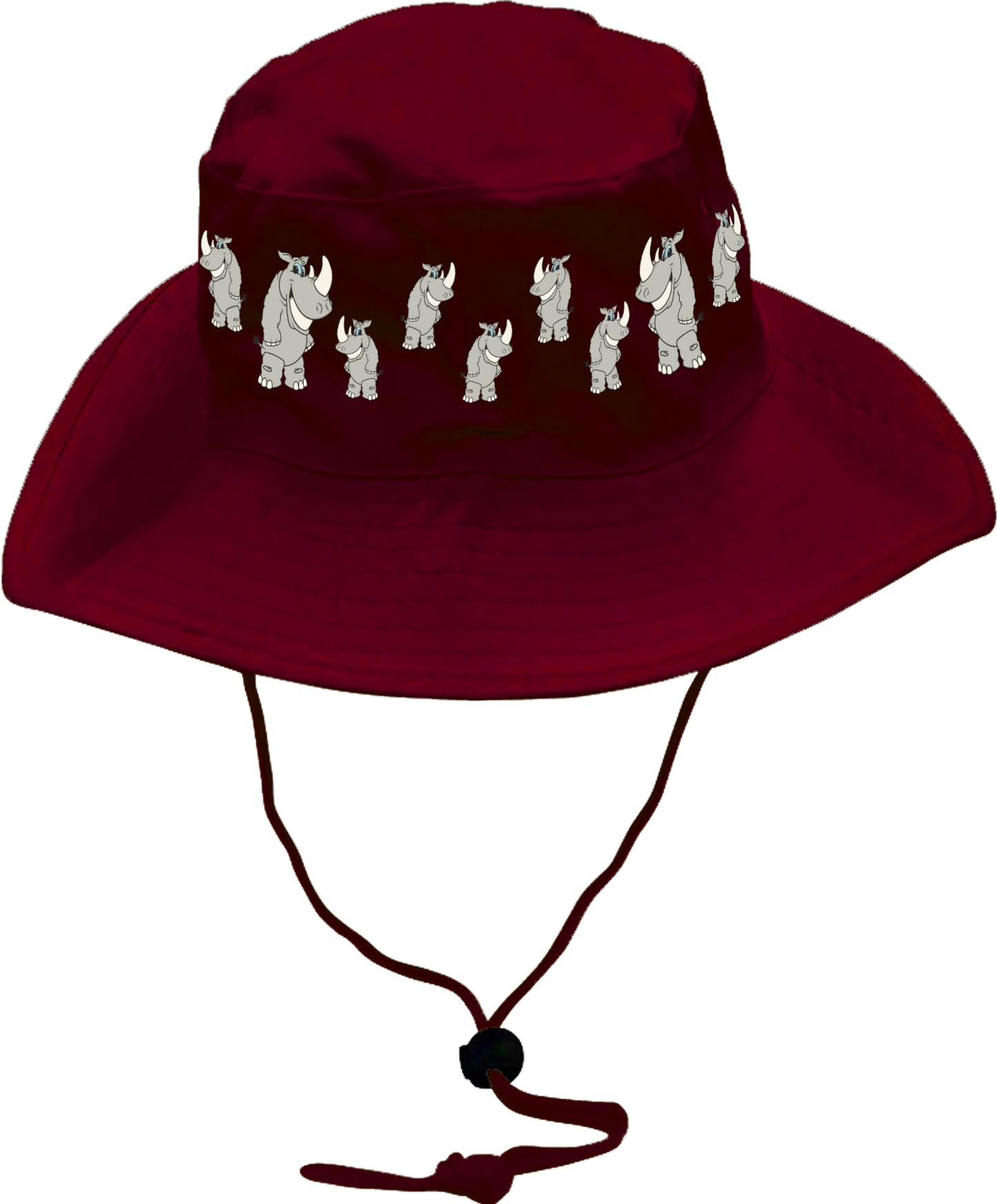 Racy Rhino Wide Brim Hat