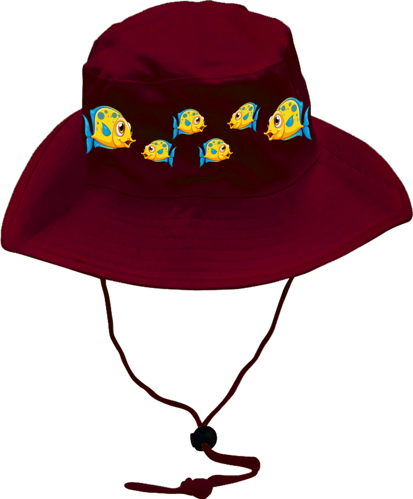 Indigenous Fish Wide Brim Hat