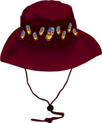 Rainbow Lorikeet  Wide Brim Hat 8
