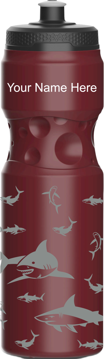 Swim With Sharks Water Bottles