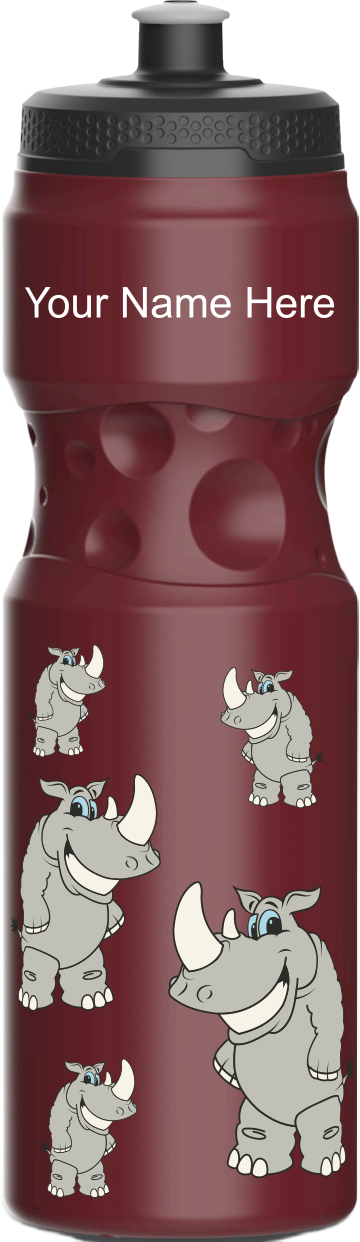 Racy Rhinocerus Water Bottles