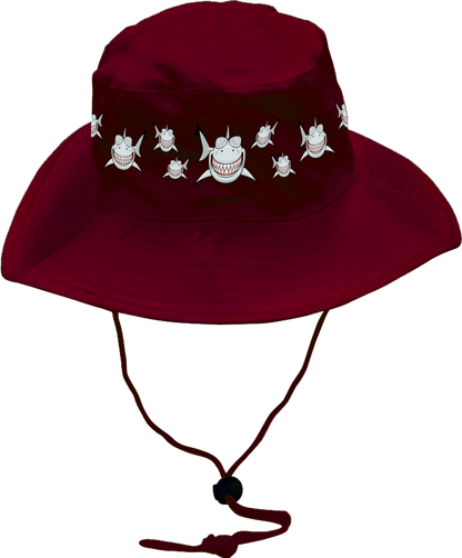 Snazzy Sharks Wide Brim Hat