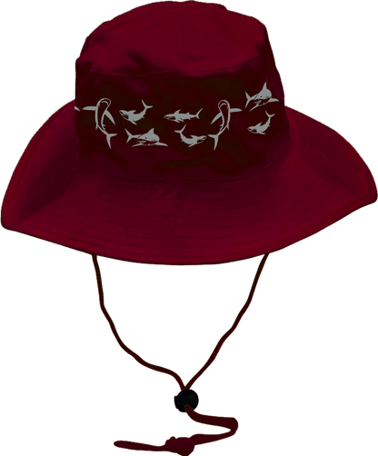 Snazzy Sharks Wide Brim  Hat