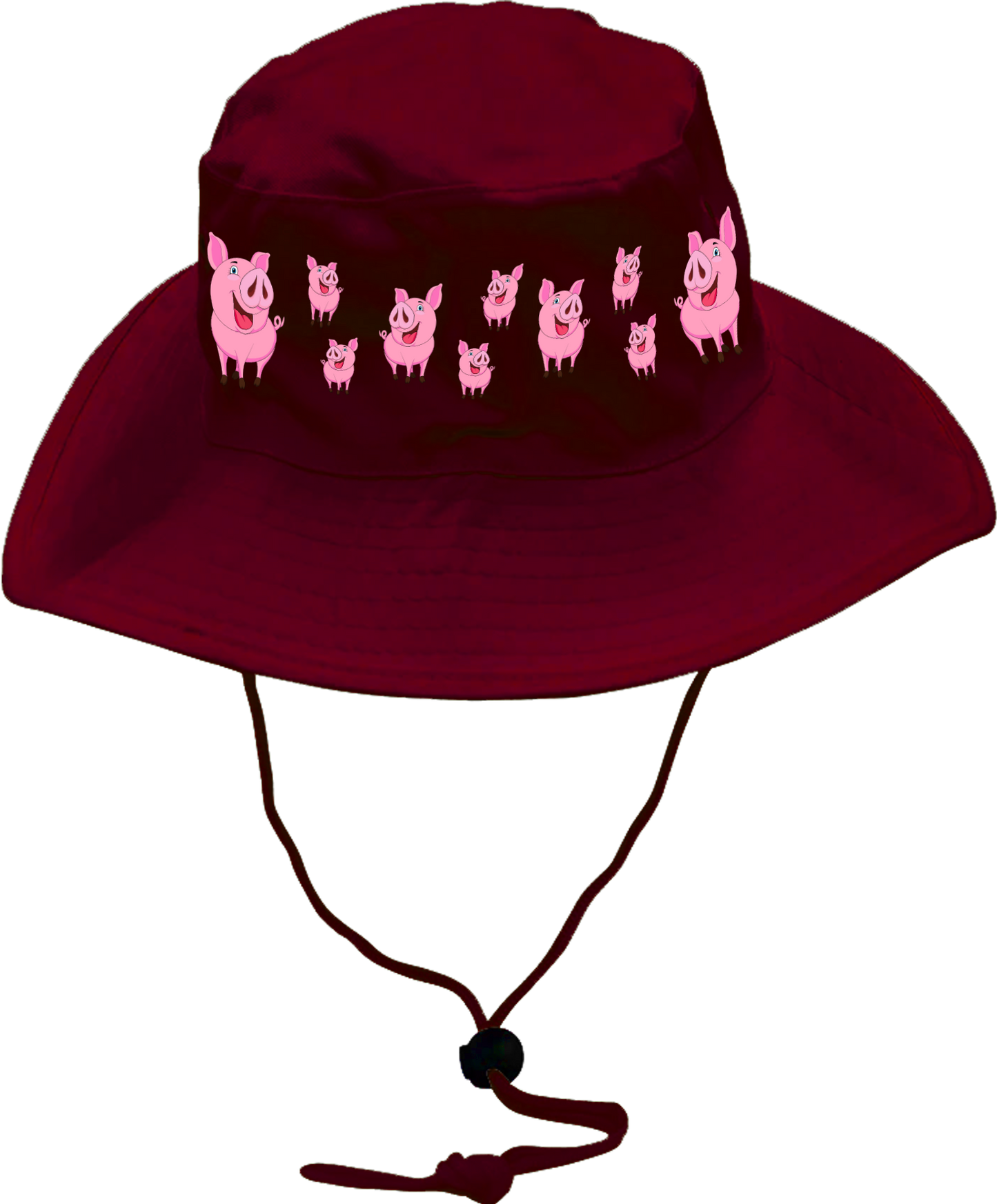 Percy Piggy Wide Brim Hat