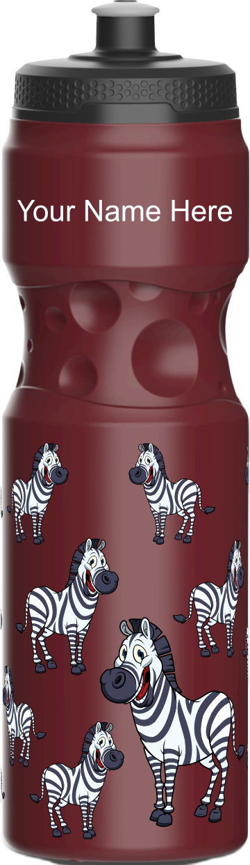 Ziva Zebra Water Bottles