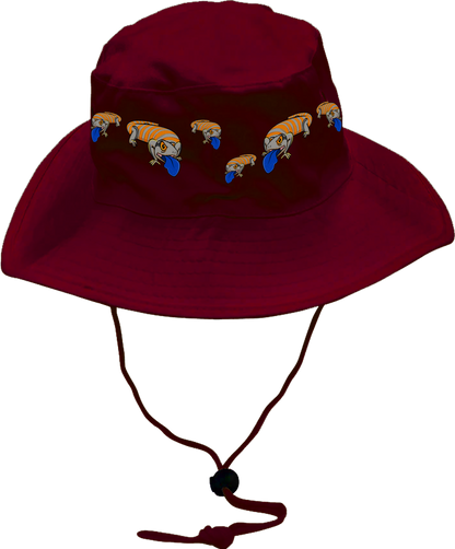 Bluey Lizard Wide Brim Hat