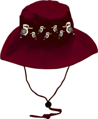 Indigenous Kooky Kookaburra Wide Brim  Hat 13