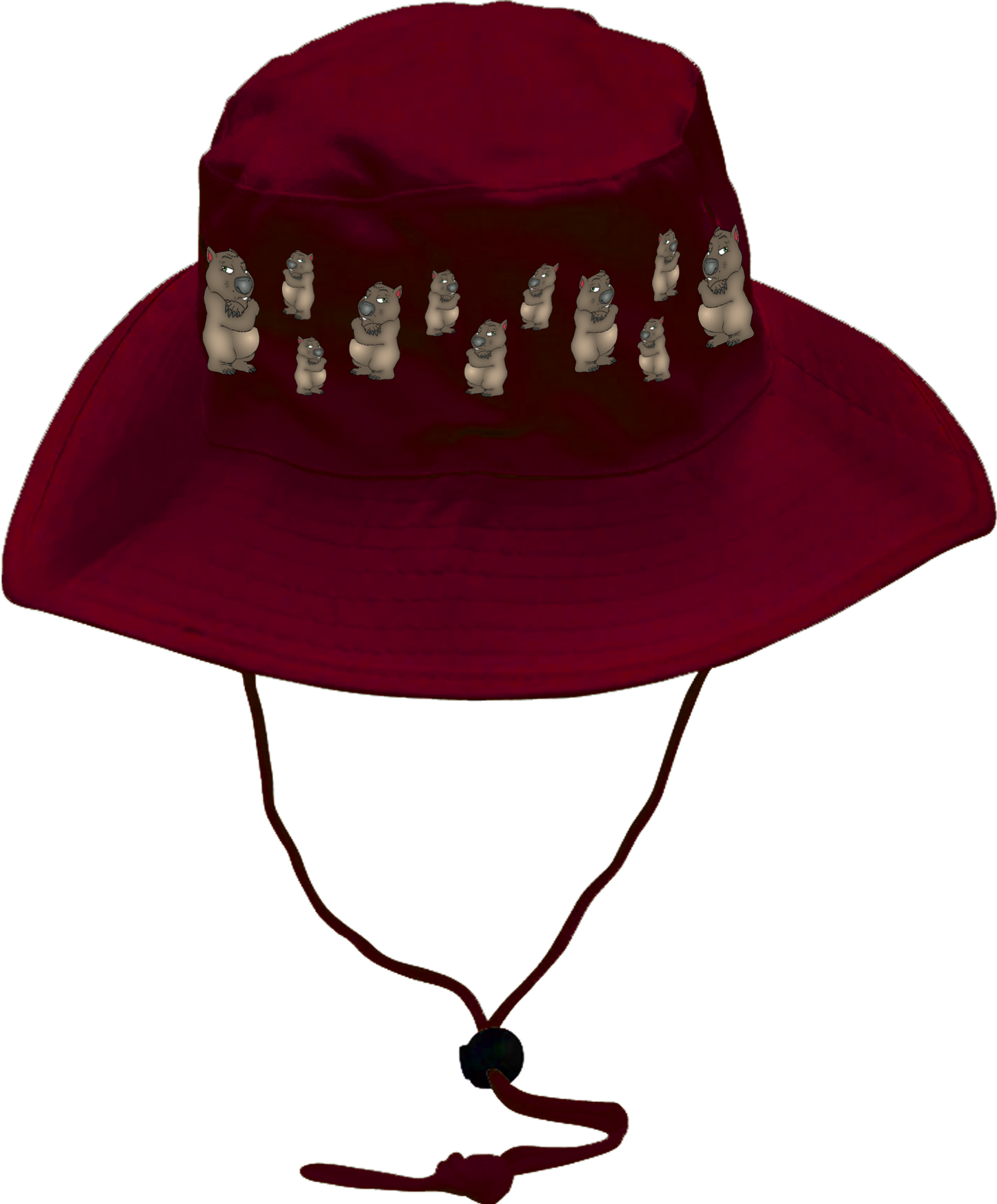 Wally Wombat Wide Brim Hat