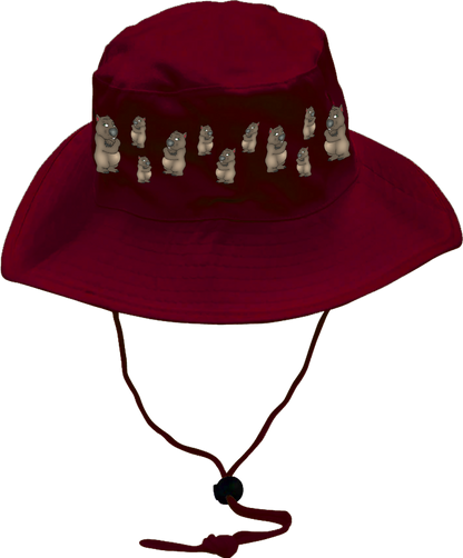 Wally Wombat Wide Brim Hat