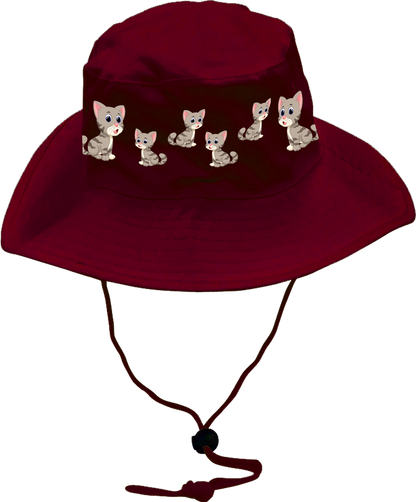 Playful Pussycat Wide Brim Hat