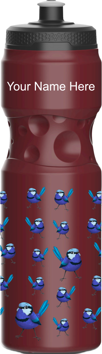 Blue Wren Water Bottle